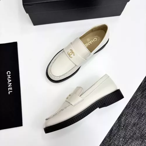 Replica Chanel Leather Shoes For Women #1382032 $125.00 USD for Wholesale