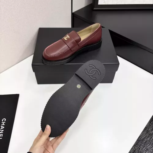 Replica Chanel Leather Shoes For Women #1382033 $125.00 USD for Wholesale