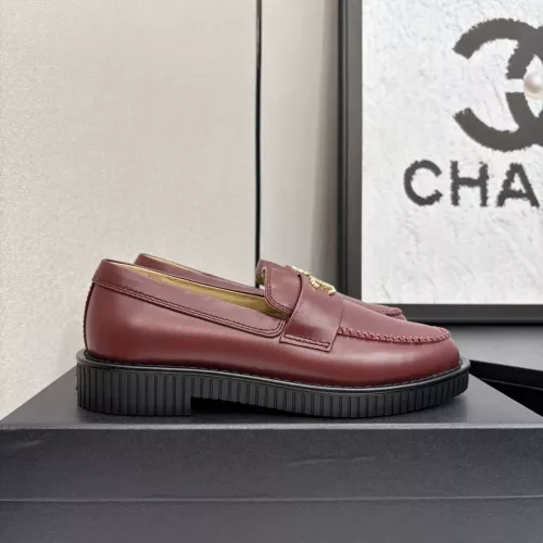 Replica Chanel Leather Shoes For Women #1382033 $125.00 USD for Wholesale