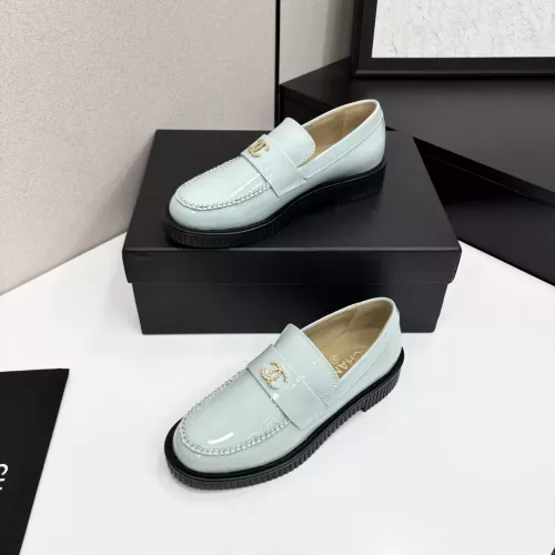 Chanel Leather Shoes For Women #1382034 $125.00 USD, Wholesale Replica Chanel Leather Shoes