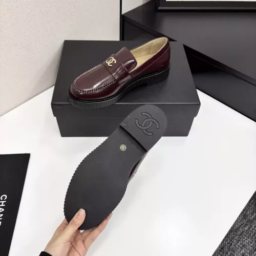 Replica Chanel Leather Shoes For Women #1382035 $125.00 USD for Wholesale