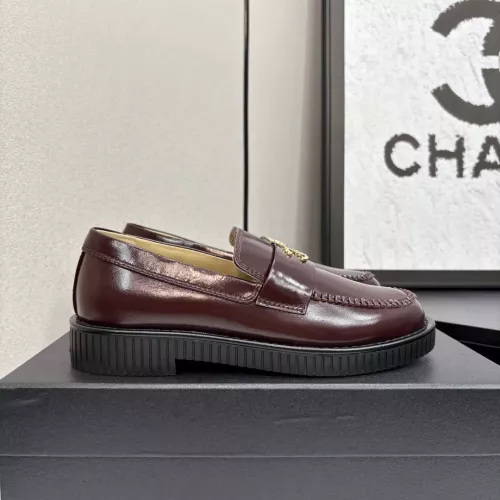 Replica Chanel Leather Shoes For Women #1382035 $125.00 USD for Wholesale