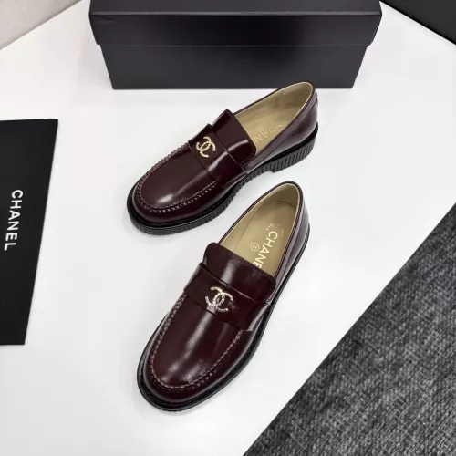 Replica Chanel Leather Shoes For Women #1382035 $125.00 USD for Wholesale
