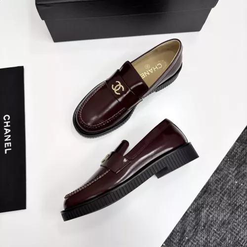 Replica Chanel Leather Shoes For Women #1382035 $125.00 USD for Wholesale