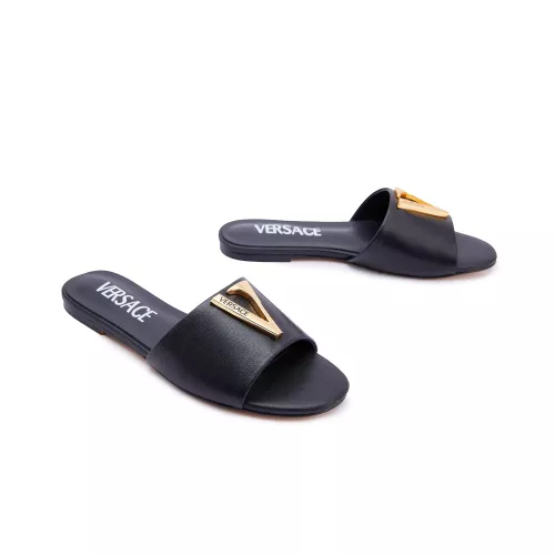 Replica Versace Slippers For Women #1382048 $82.00 USD for Wholesale