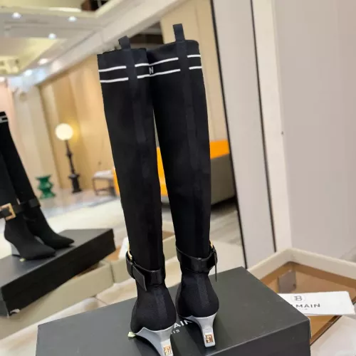 Replica Balmain Boots For Women #1382053 $145.00 USD for Wholesale