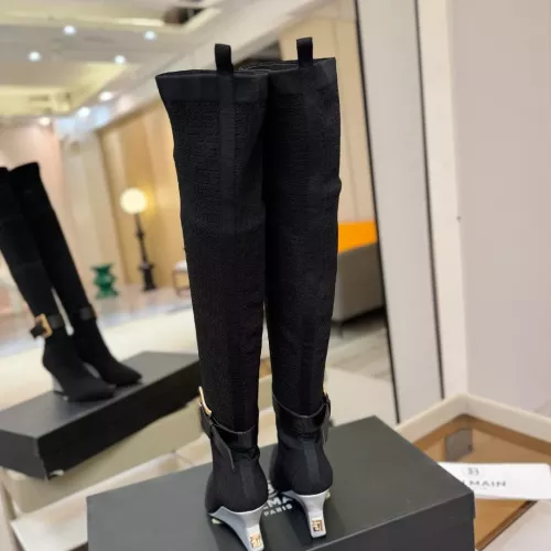 Replica Balmain Boots For Women #1382054 $145.00 USD for Wholesale
