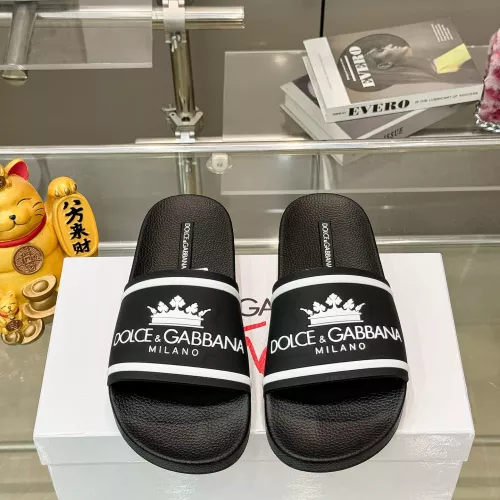 Replica Dolce & Gabbana D&G Slippers For Men #1382059 $48.00 USD for Wholesale