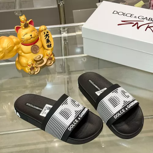 Replica Dolce & Gabbana D&G Slippers For Men #1382062 $48.00 USD for Wholesale