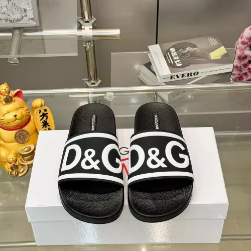 Replica Dolce & Gabbana D&G Slippers For Men #1382066 $48.00 USD for Wholesale