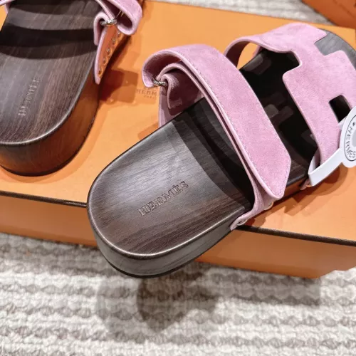Replica Hermes Slippers For Women #1382104 $102.00 USD for Wholesale
