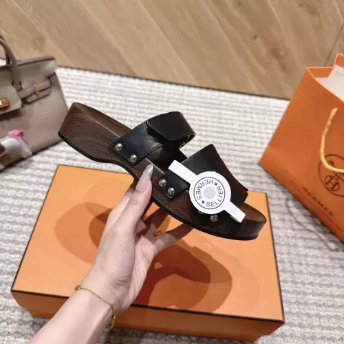 Replica Hermes Slippers For Women #1382107 $102.00 USD for Wholesale