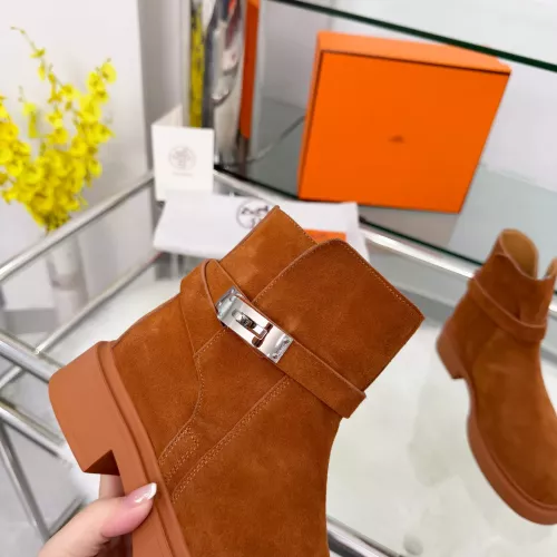 Replica Hermes Boots For Women #1382114 $100.00 USD for Wholesale