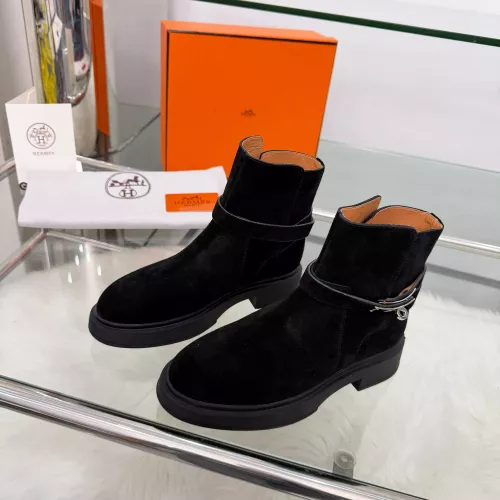Replica Hermes Boots For Women #1382115 $100.00 USD for Wholesale