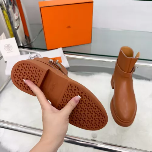 Replica Hermes Boots For Women #1382116 $100.00 USD for Wholesale