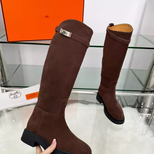 Replica Hermes Boots For Women #1382133 $118.00 USD for Wholesale