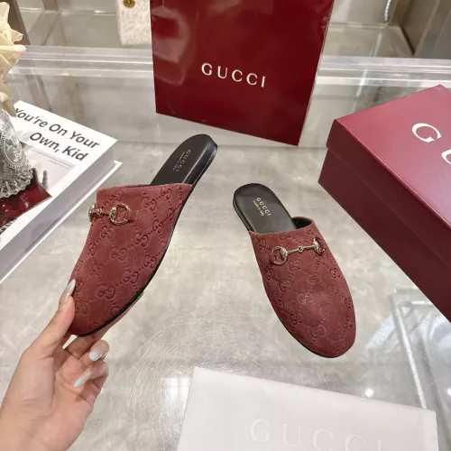 Replica Gucci Slippers For Women #1382218 $92.00 USD for Wholesale