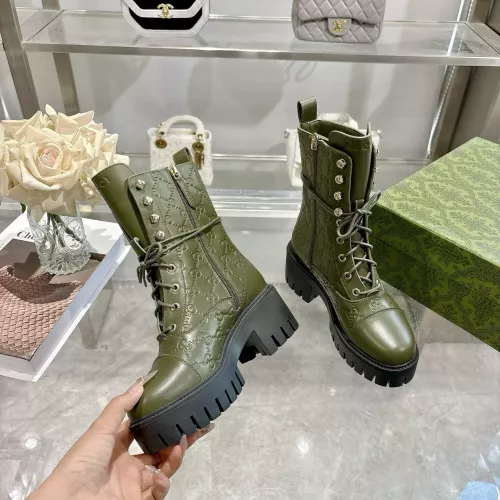 Replica Gucci Boots For Women #1382255 $128.00 USD for Wholesale
