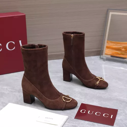 Replica Gucci Boots For Women #1382272 $140.00 USD for Wholesale