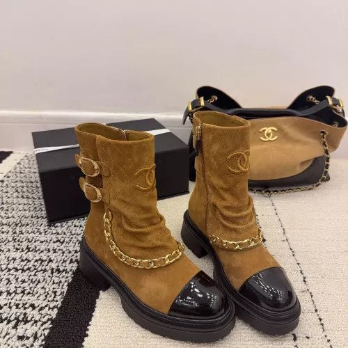 Chanel Boots For Women #1382310 $145.00 USD, Wholesale Replica Chanel Boots