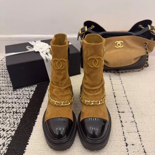 Replica Chanel Boots For Women #1382310 $145.00 USD for Wholesale