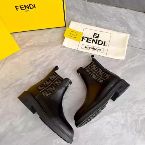 Replica Fendi Fashion Boots For Women #1382320 $115.00 USD for Wholesale