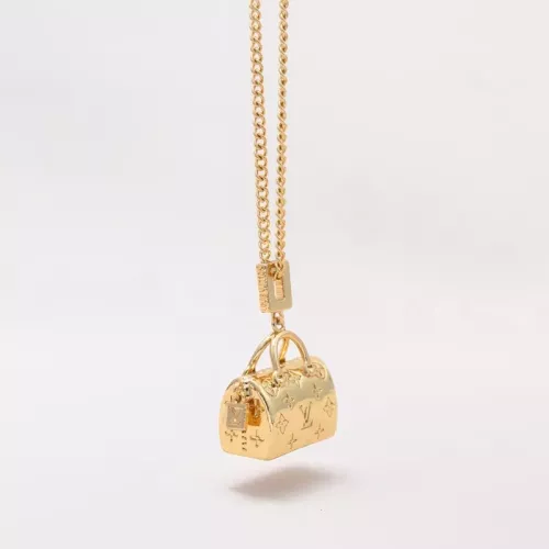Louis Vuitton Necklaces In Gold For Women #1382355 $29.00 USD, Wholesale Replica Louis Vuitton Necklaces