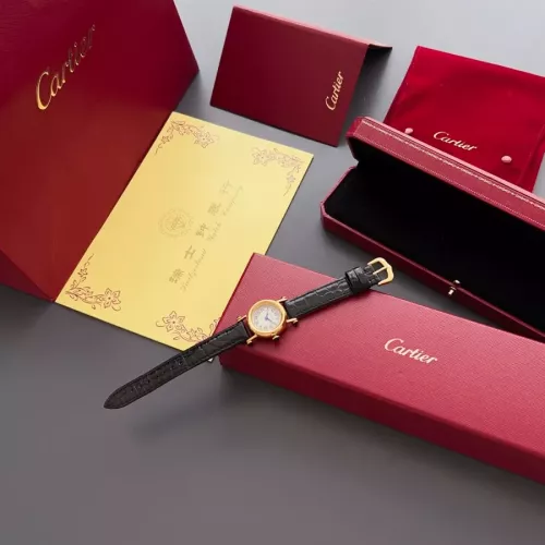 Replica Cartier AAA Quality Watches In Gold For Women #1382435 $172.00 USD for Wholesale