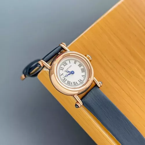 Cartier AAA Quality Watches In Navy For Women #1382440 $135.00 USD, Wholesale Replica Cartier AAA Quality Watches