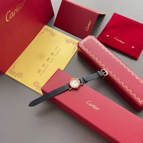 Replica Cartier AAA Quality Watches In Navy For Women #1382440 $135.00 USD for Wholesale