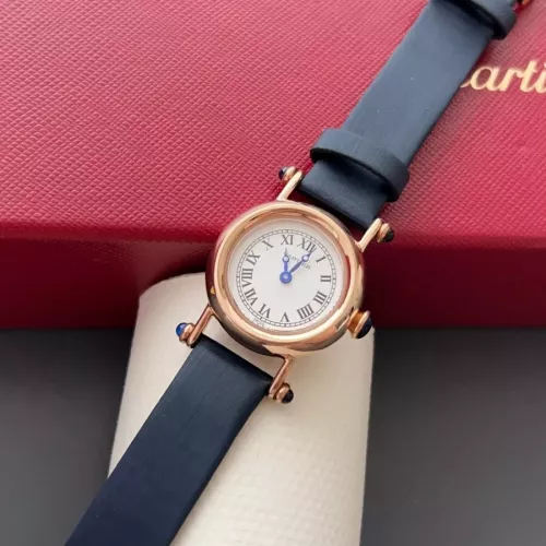 Replica Cartier AAA Quality Watches In Navy For Women #1382440 $135.00 USD for Wholesale
