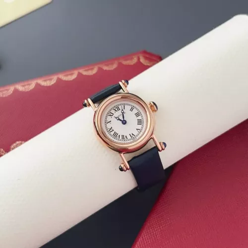 Replica Cartier AAA Quality Watches In Navy For Women #1382440 $135.00 USD for Wholesale