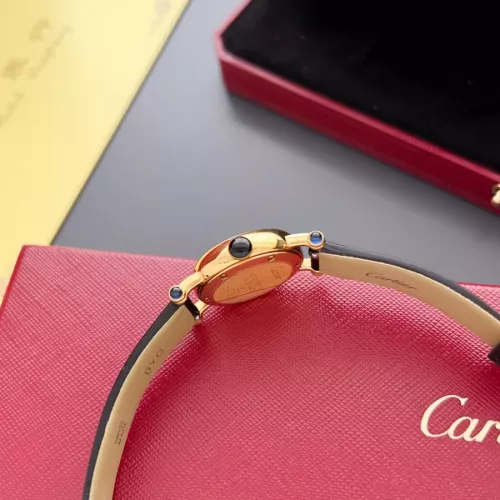 Replica Cartier AAA Quality Watches In Black For Women #1382442 $135.00 USD for Wholesale