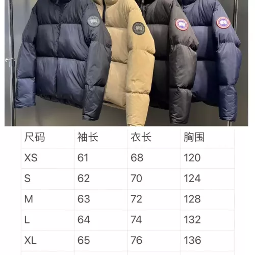 Replica Canada Goose Down Feather Coat Long Sleeved For Unisex #1382491 $172.00 USD for Wholesale