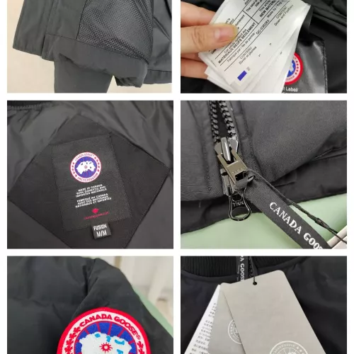 Replica Canada Goose Down Feather Coat Long Sleeved For Men #1382495 $162.00 USD for Wholesale