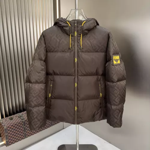 Fendi Down Feather Coat Long Sleeved For Men #1382497 $225.00 USD, Wholesale Replica Fendi Down Feather Coat