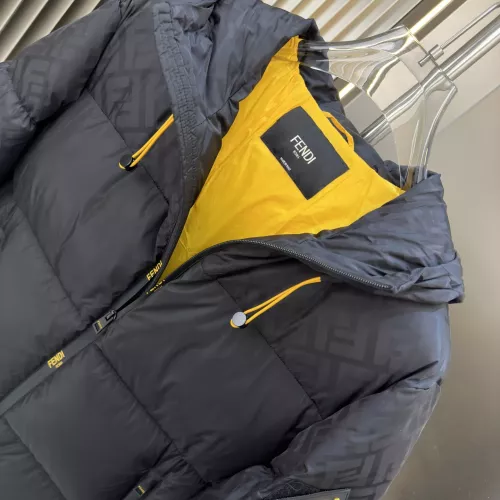 Replica Fendi Down Feather Coat Long Sleeved For Men #1382498 $225.00 USD for Wholesale