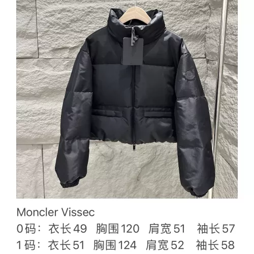 Replica Moncler Down Feather Coat Long Sleeved For Women #1382500 $170.00 USD for Wholesale