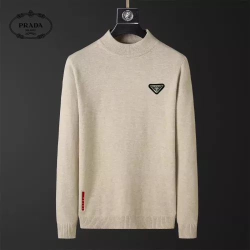 Prada Sweaters Long Sleeved For Men #1382659 $39.00 USD, Wholesale Replica Prada Sweaters