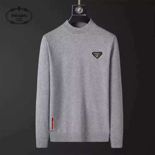 Prada Sweaters Long Sleeved For Men #1382660 $39.00 USD, Wholesale Replica Prada Sweaters
