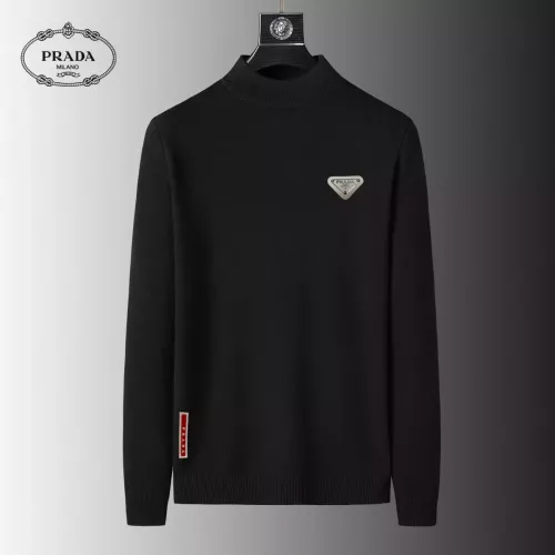 Prada Sweaters Long Sleeved For Men #1382661 $39.00 USD, Wholesale Replica Prada Sweaters