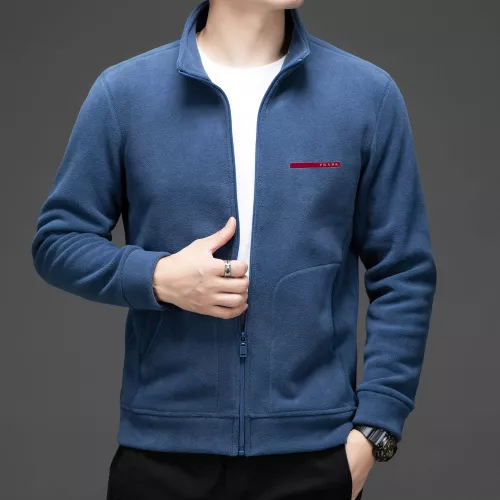 Prada Jackets Long Sleeved For Men #1382702 $64.00 USD, Wholesale Replica Prada Jackets
