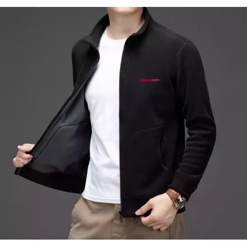 Prada Jackets Long Sleeved For Men #1382704 $64.00 USD, Wholesale Replica Prada Jackets