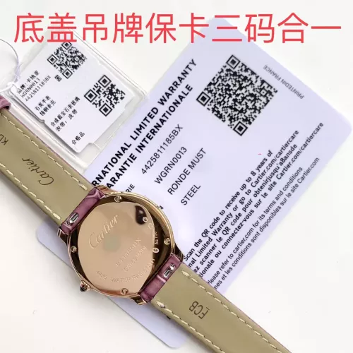 Replica Cartier AAA Quality Watches For Women #1382727 $340.50 USD for Wholesale