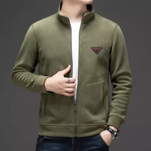 Prada Jackets Long Sleeved For Men #1382758 $64.00 USD, Wholesale Replica Prada Jackets