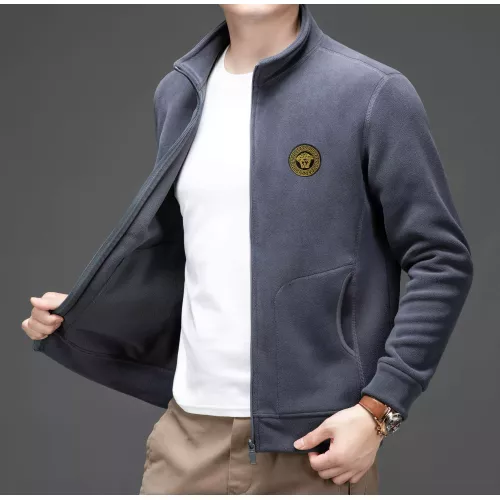 Versace Jackets Long Sleeved For Men #1382780 $64.00 USD, Wholesale Replica Versace Jackets