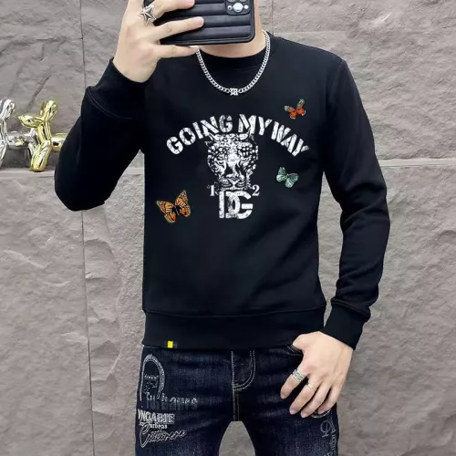 Dolce &amp; Gabbana D&amp;G Hoodies Long Sleeved For Men #1382793 $48.00 USD, Wholesale Replica Dolce &amp; Gabbana D&amp;G Hoodies