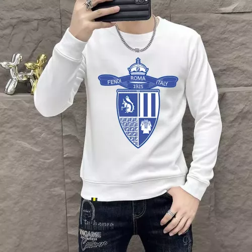 Fendi Hoodies Long Sleeved For Men #1382796 $48.00 USD, Wholesale Replica Fendi Hoodies
