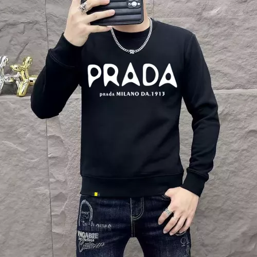 Prada Hoodies Long Sleeved For Men #1382825 $48.00 USD, Wholesale Replica Prada Hoodies