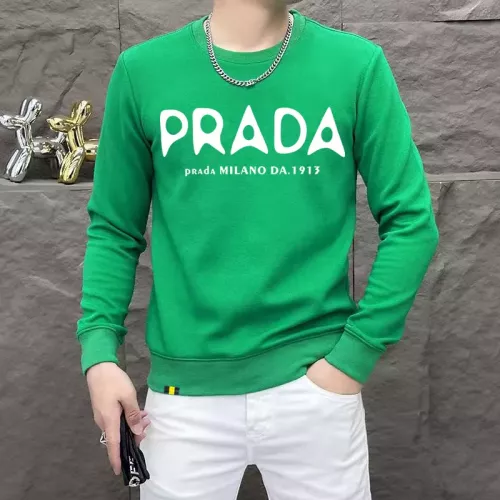 Prada Hoodies Long Sleeved For Men #1382826 $48.00 USD, Wholesale Replica Prada Hoodies